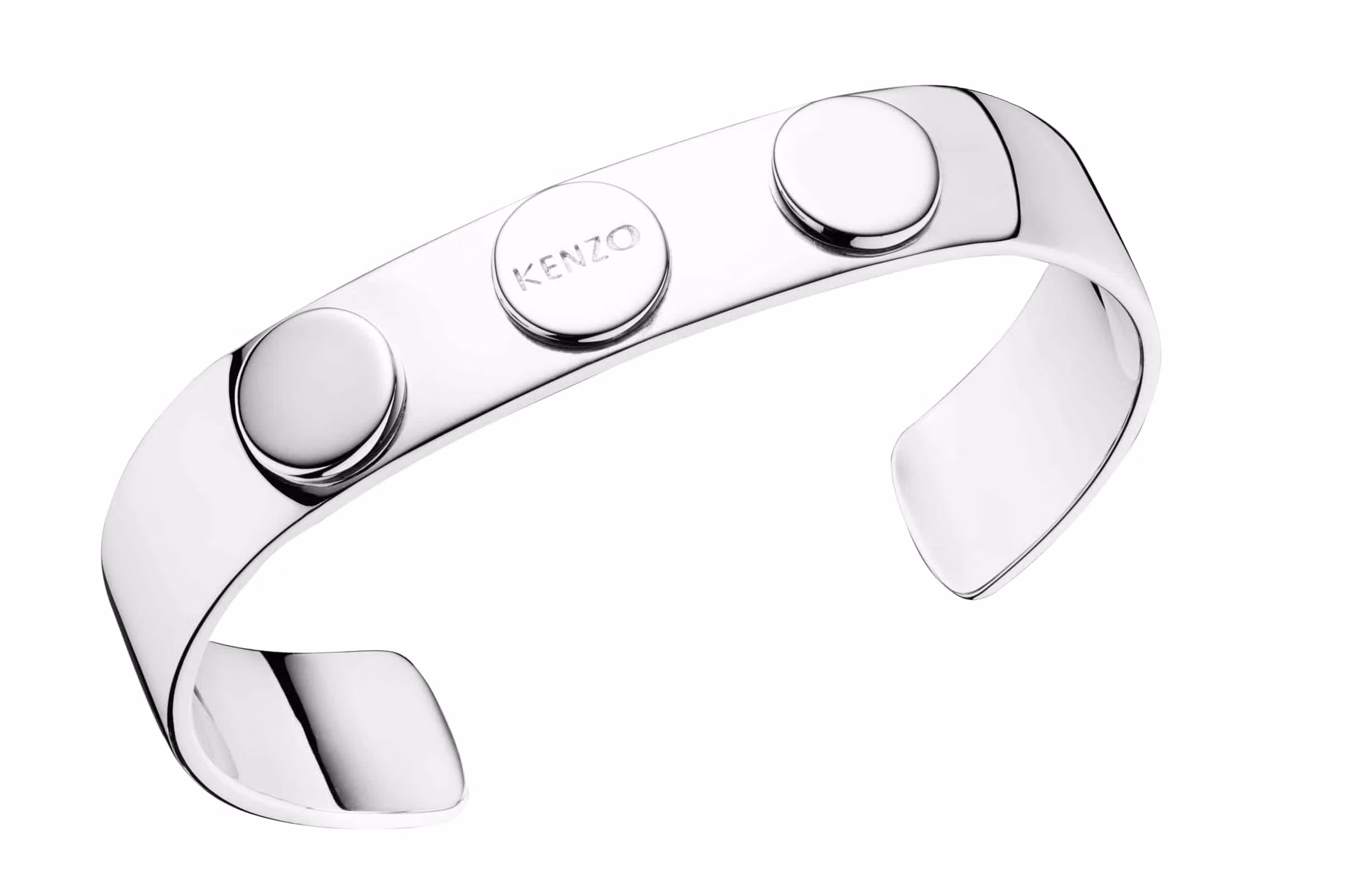 Packshot bijoux plaqué argent 925/1000, bracelet manchette