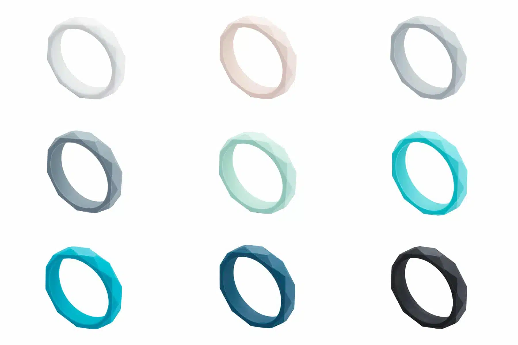 Packshot bracelet manchette en silicone