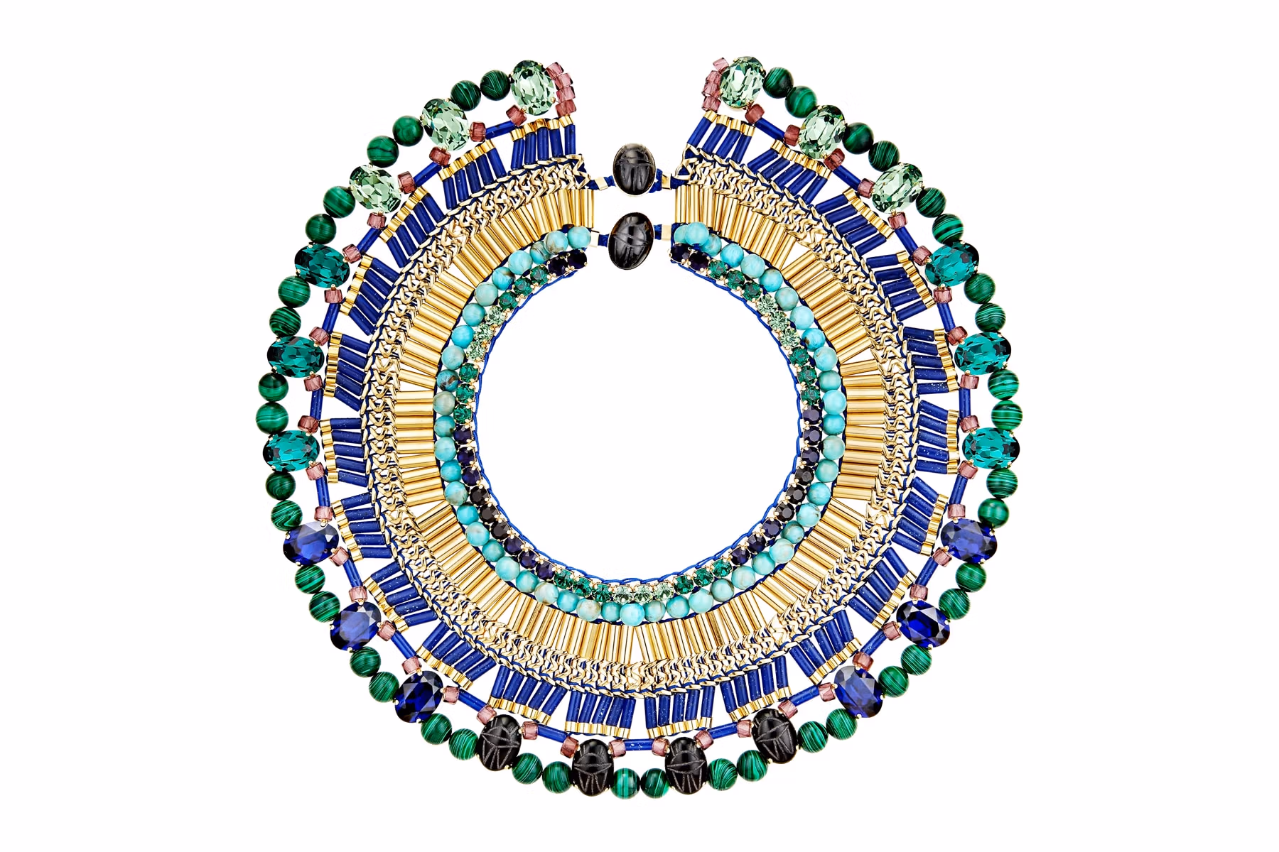 Packshot bijoux fantaisie collier ras de cou perles Miyuki