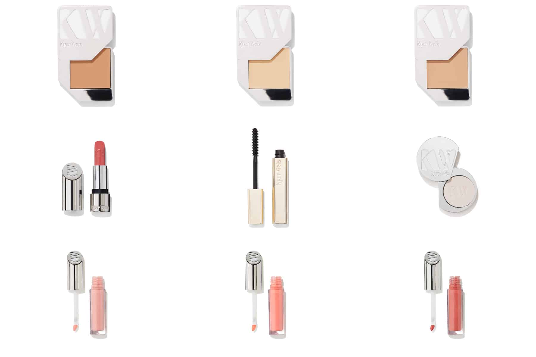 Packshot cosmétiques, produits de beauté, maquillage : Kjear Weis, rouges à levres, fards