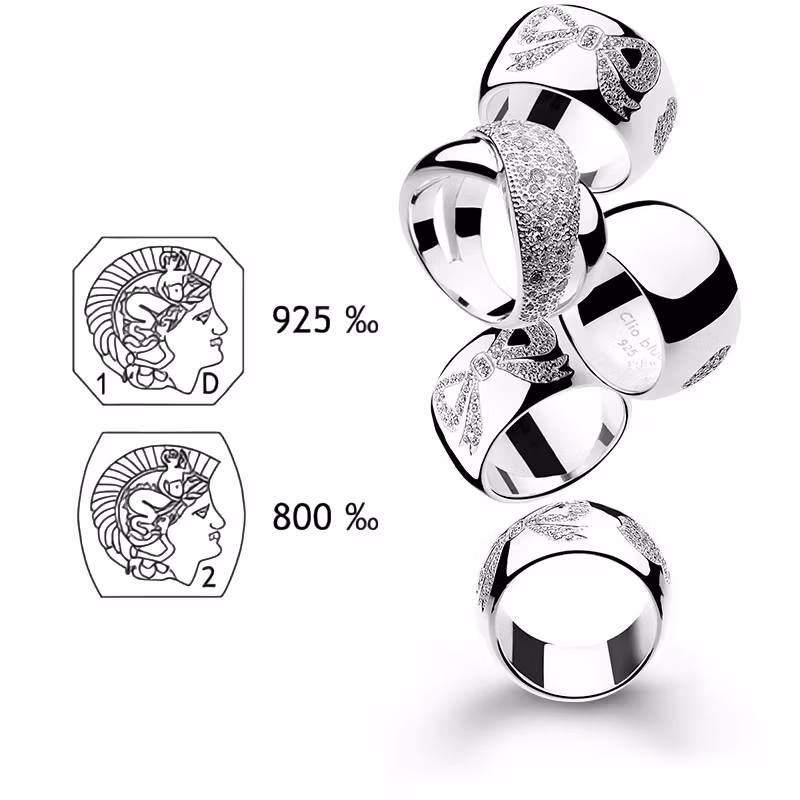 Poinçons argent 925 ‰ et Argent 800 ‰ Poinçons argent 925 ‰ et Argent 800 ‰